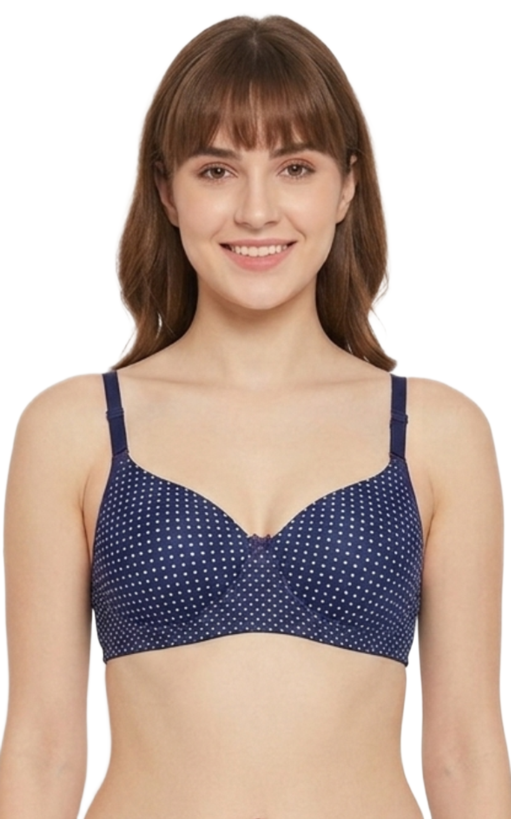 SENSELLE Women Everyday Lightly Padded Bra (Blue)